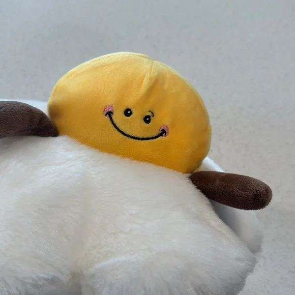 Fried Egg Plush 14 inches by Silver One missing tag - Picture 5 of 7